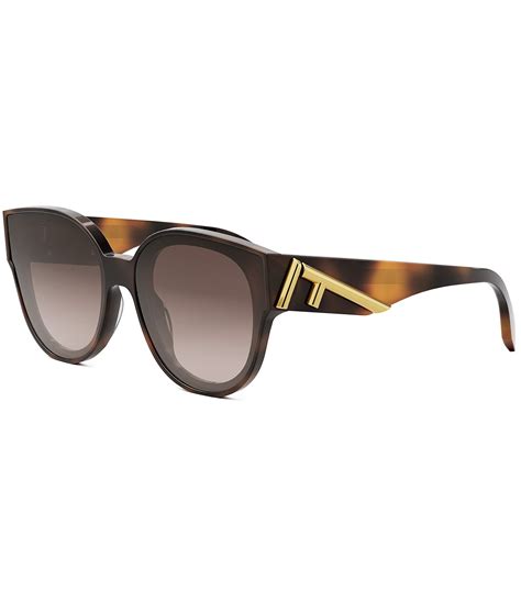 fendi havana|FENDI Women's FENDI First 63mm Havana Round Sunglasses.